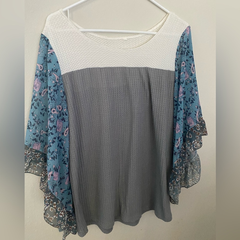 Boho Top XL 35% Cotton 65% Polyester like new